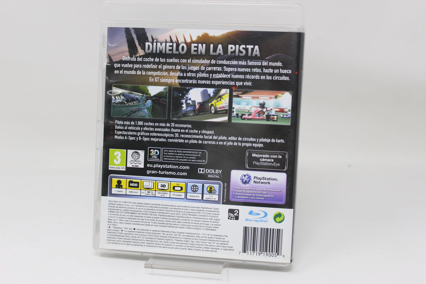 GRAN TURISMO 5 PLAYSTATION 3 PS3 SONY FISICO INV-11779