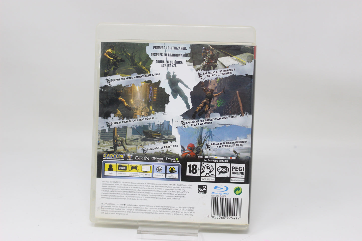 BIONIC COMMANDO PLAYSTATION 3 PS3 SONY FISICO INV-11775