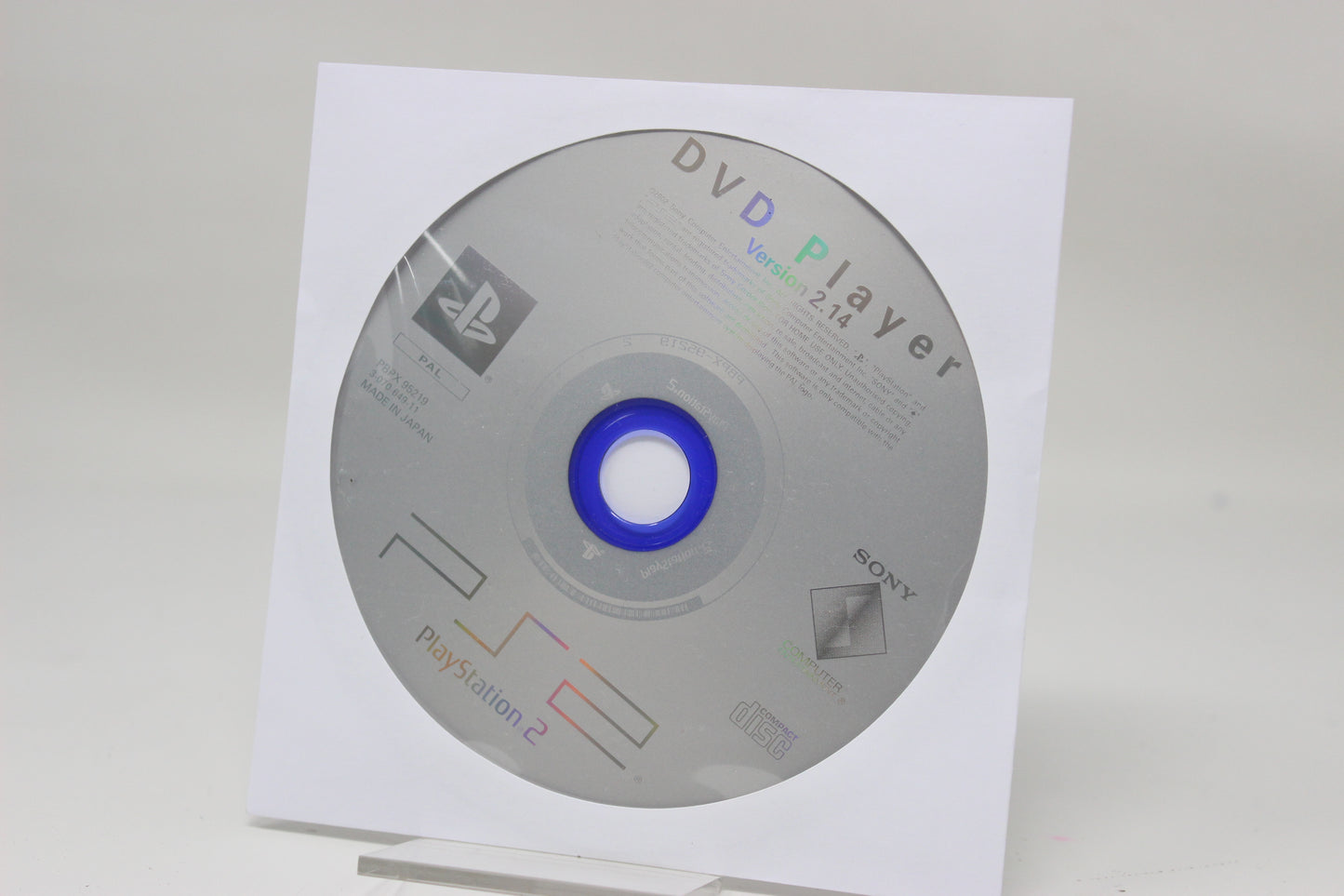 DVD PLAYER 2.14 SONY PS2 PLAY STATION INV-11831