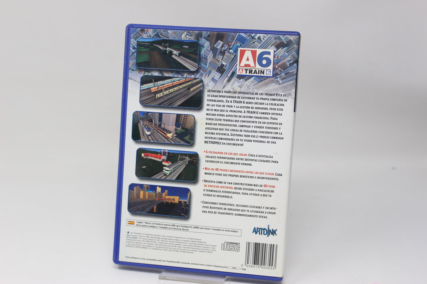 A TRAIN 6 SONY PS2 PLAY STATION INV-11812