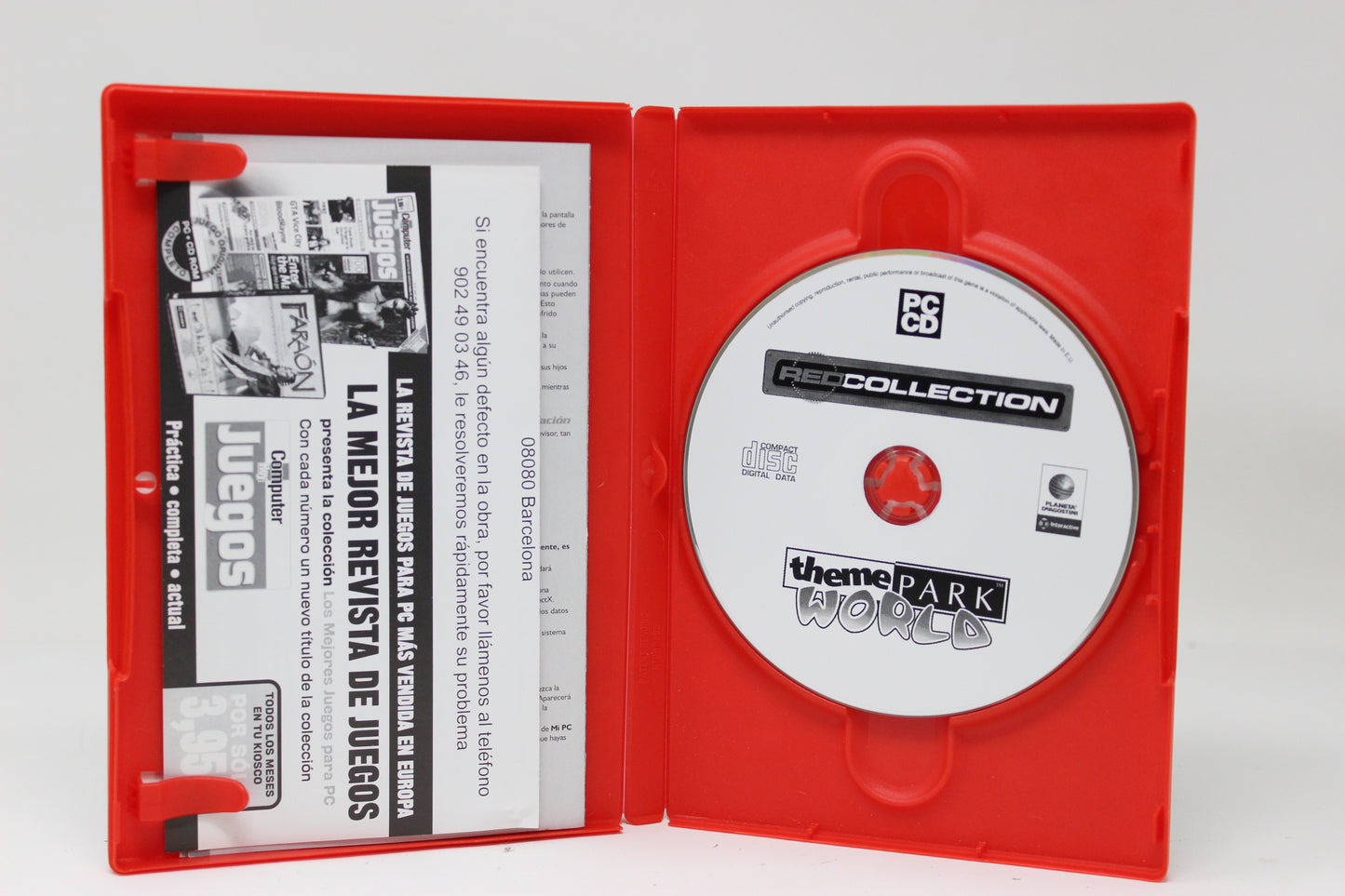 THEME PARK WORLD PC CD ROM INV-11887