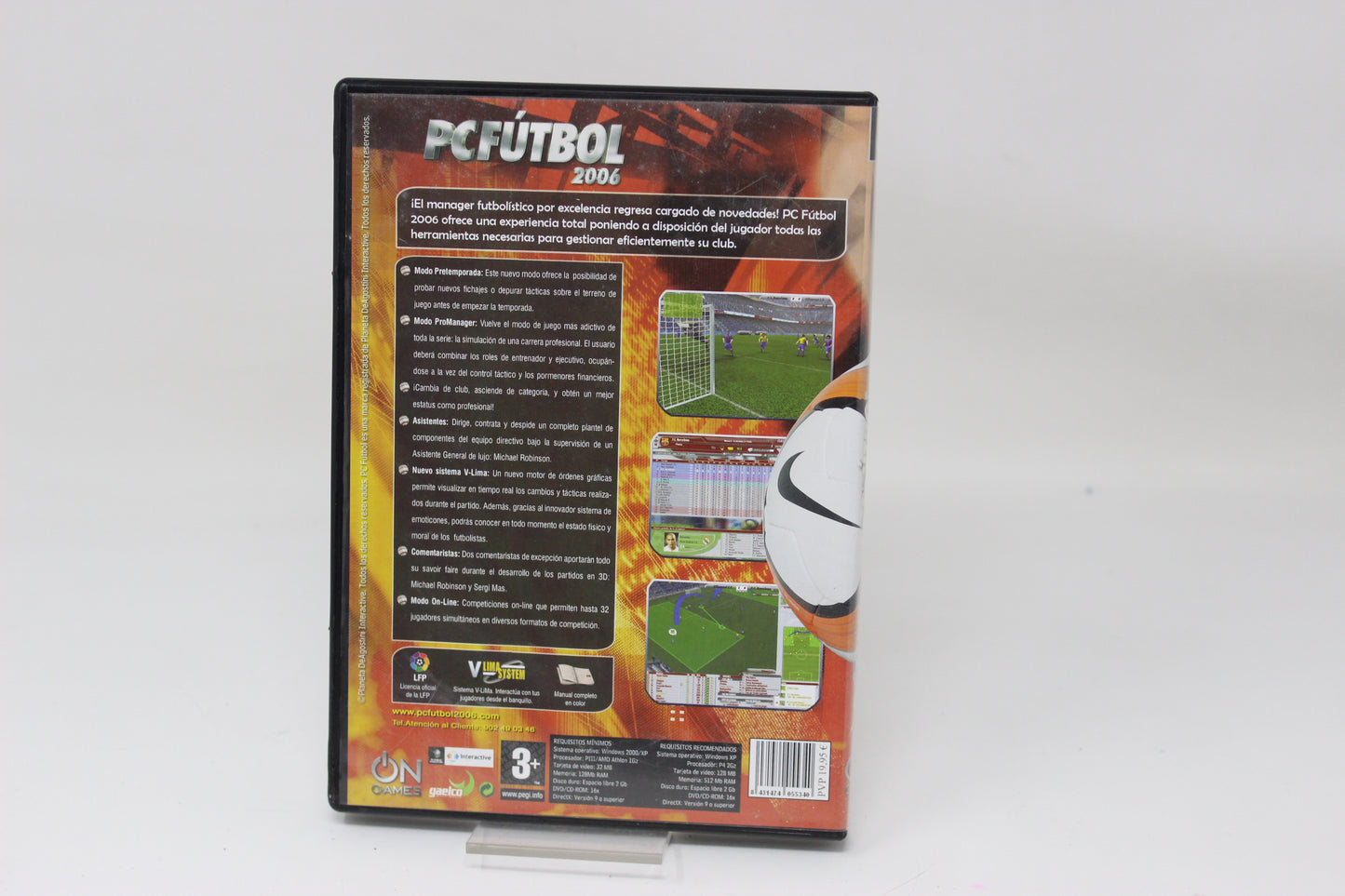 PC FÚTBOL 2006 PC CD ROM INV-11899