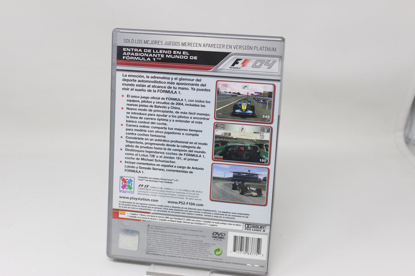 FORMULA ONE 04 SONY PS2 PLAY STATION INV-11883
