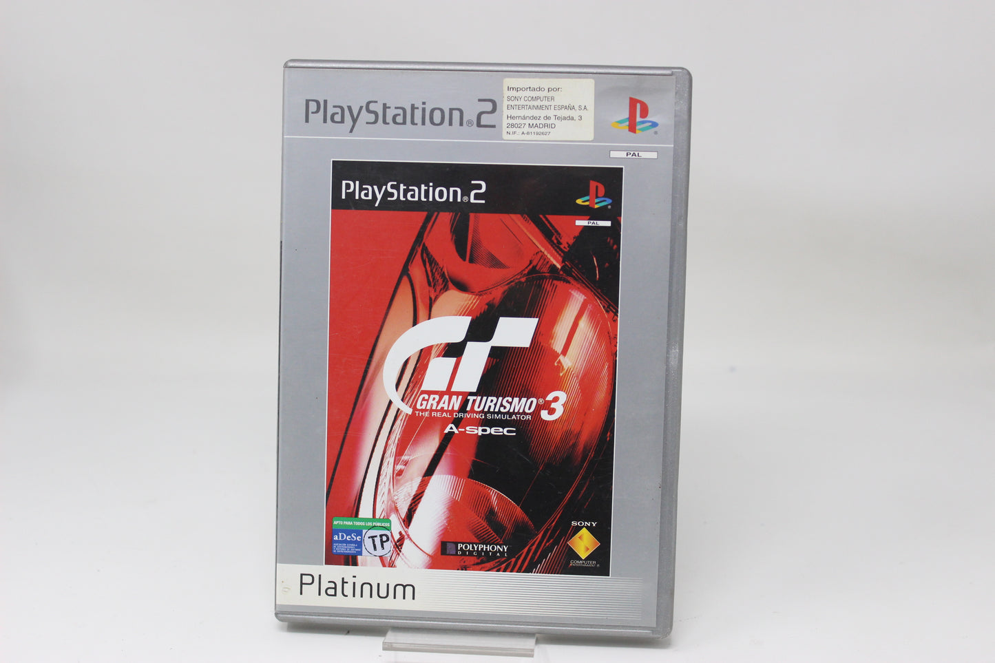 GRAN TURISMO 3 A-SPEC PLAY STATION 2 PS2 PAL - INV 11878