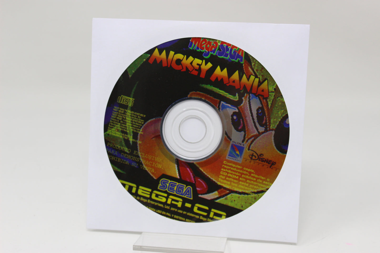 MICKEY MANIA MEGASEGA SEGA MEGA CD INV-11920
