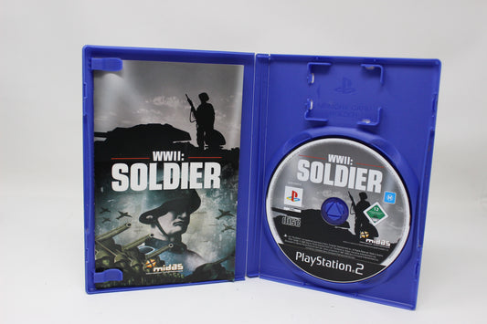 WWII SOLDIER SONY PS2 PLAY STATION PS2 INV-11931