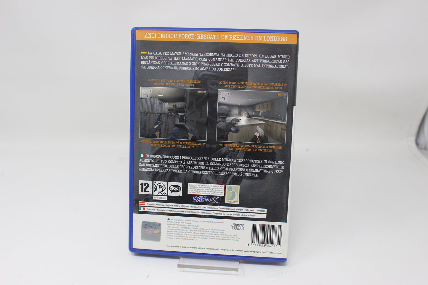 SAS ANTI-TERROR FORCE SONY PS2 PLAY STATION PS2 INV-11930