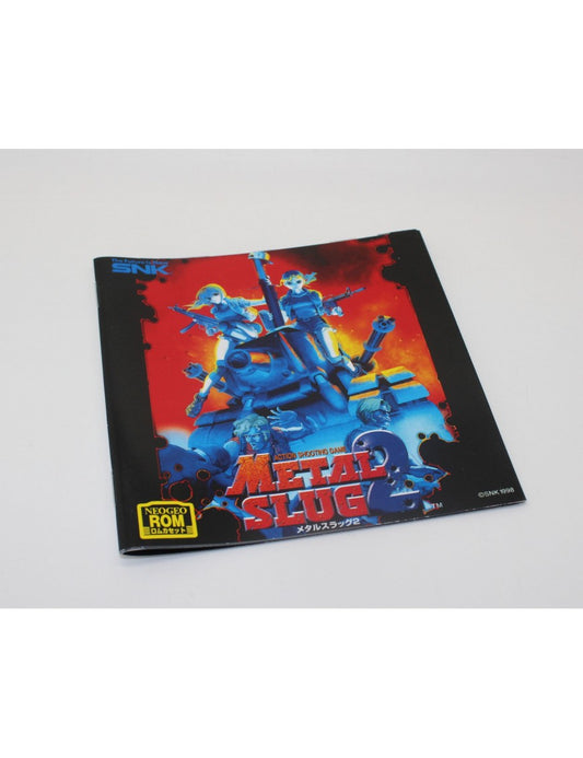 METAL SLUG 2 メタルスラッグ2 MANUAL Japan