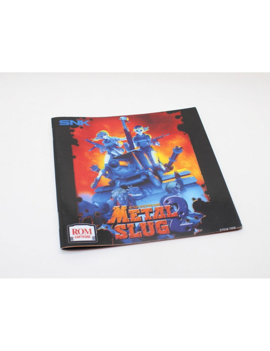 METAL SLUG 2 メタルスラッグ2 MANUAL Japan