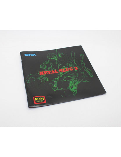 METAL SLUG 3 メタルスラッグ 3 MANUAL