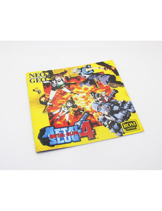 METAL SLUG 4 メタルスラッグ 4 MANUAL
