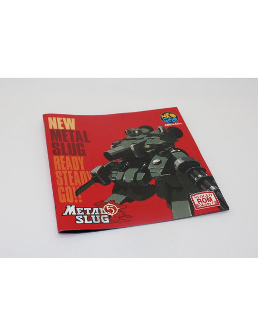 METAL SLUG 5 メタルスラッグ5 MANUAL Japan