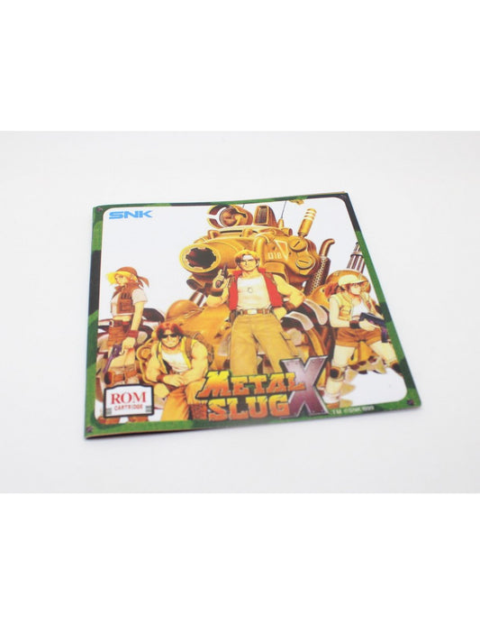 METAL SLUG X メタルスラッグ X MANUAL