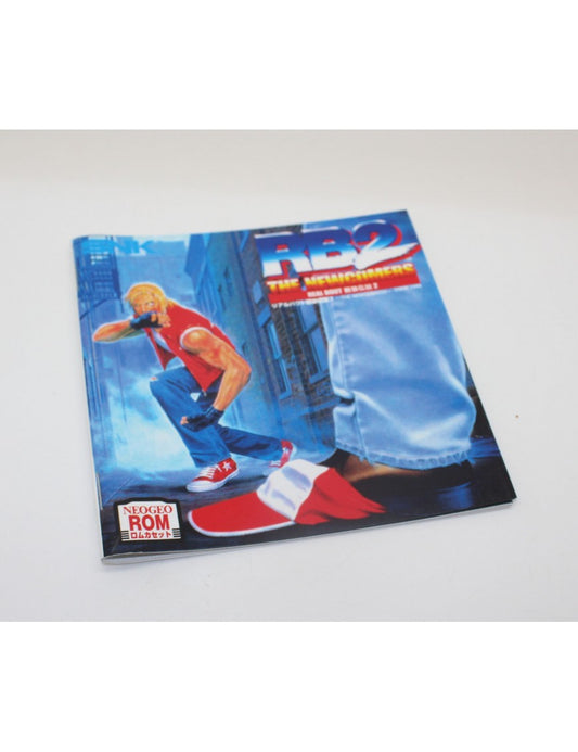 REAL BOUT GAROU DENSETSU 2 THE NEWCOMERS MANUAL Reg. Japan