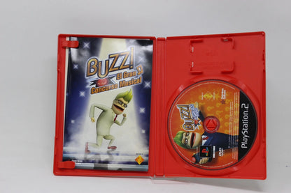 BUZZ!: EL GRAN CONCURSO MUSICAL - SONY PS2 PLAY STATION INV-4031