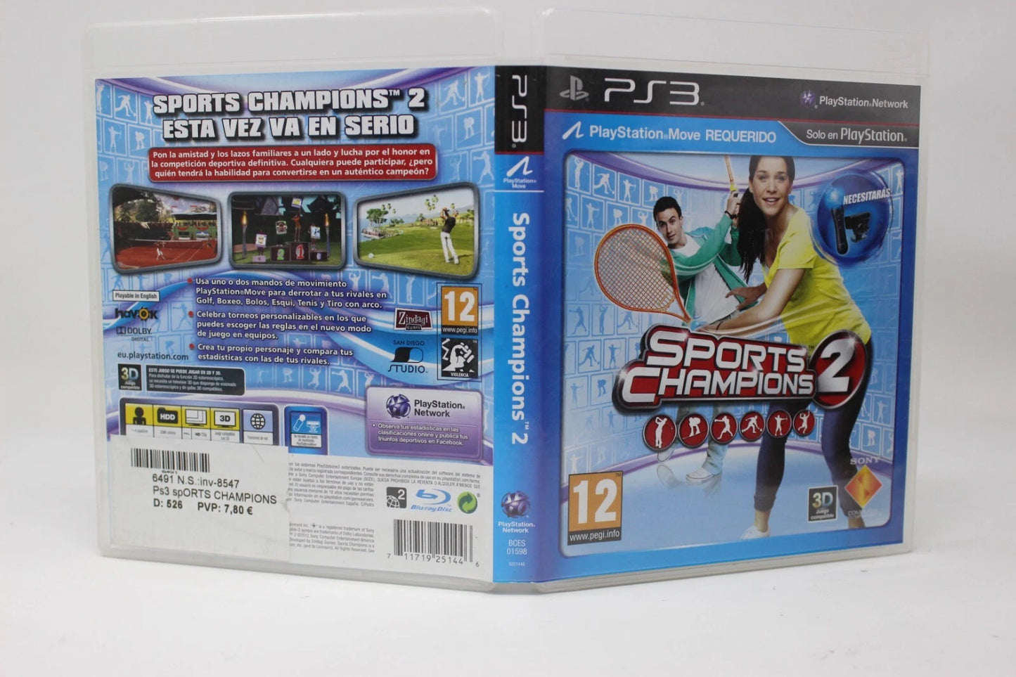 SPORTS CHAMPIONS II SONY PS3 PLAY STATION 3 INV-10759