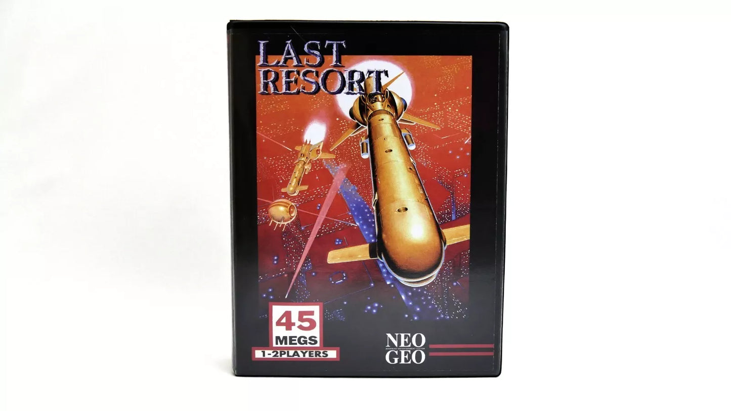 Last Resort ( black cover ) SOFTBOX  soft box Neo Geo  AES / MVS  neogeo