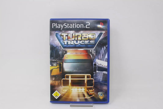 SÓLO CAJA + MANUAL TURBO TRUCKS - SONY PS2 PLAY STATION INV-10293