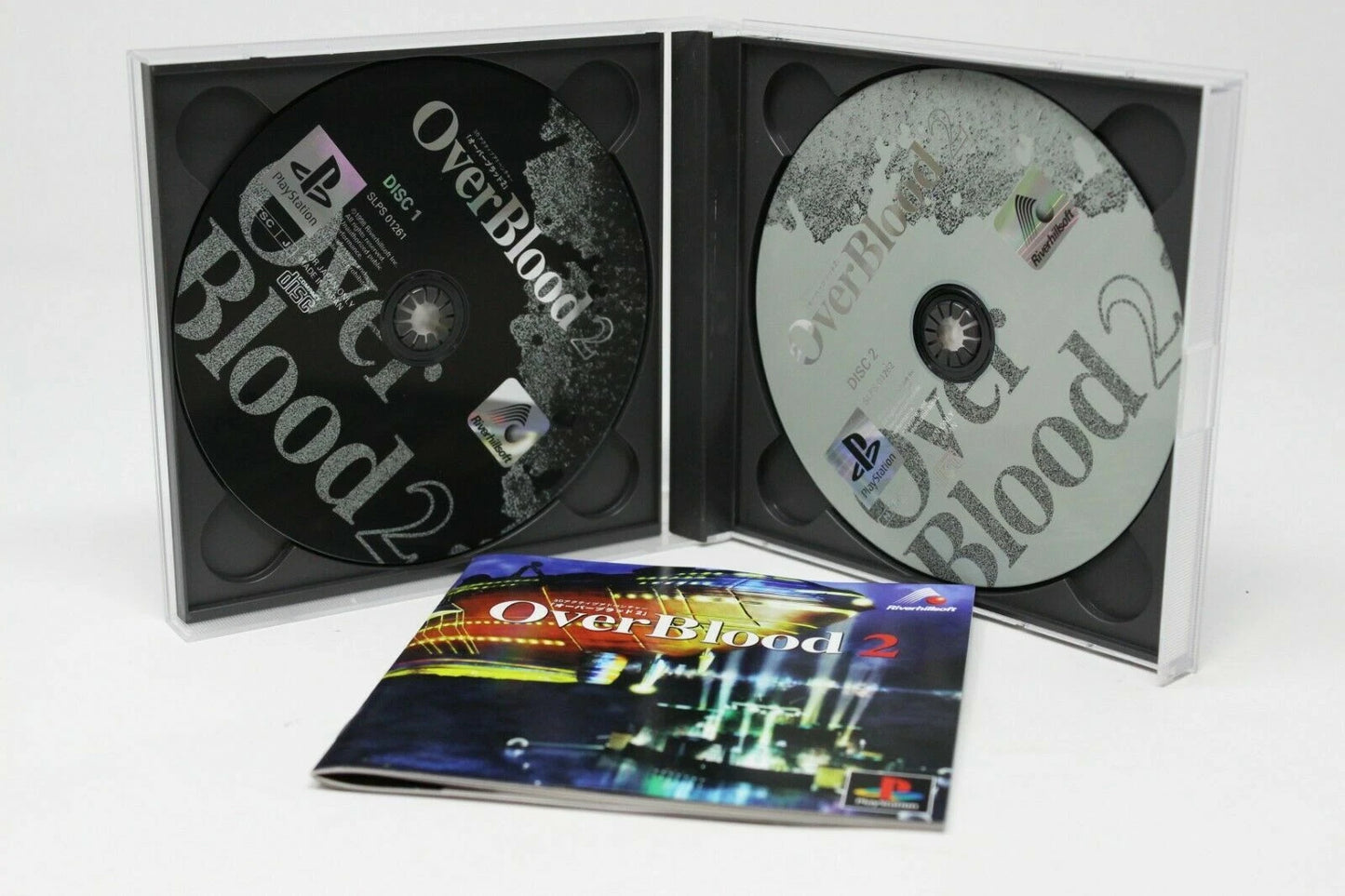 OVERBLOOD 2 PS1 PLAYSTATION PSX PS1 JAPAN NTSC INV-4813