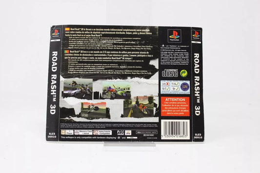 CONTRAPORTADA ROAD RASH SONY PS1 PLAY STATION INV-9605