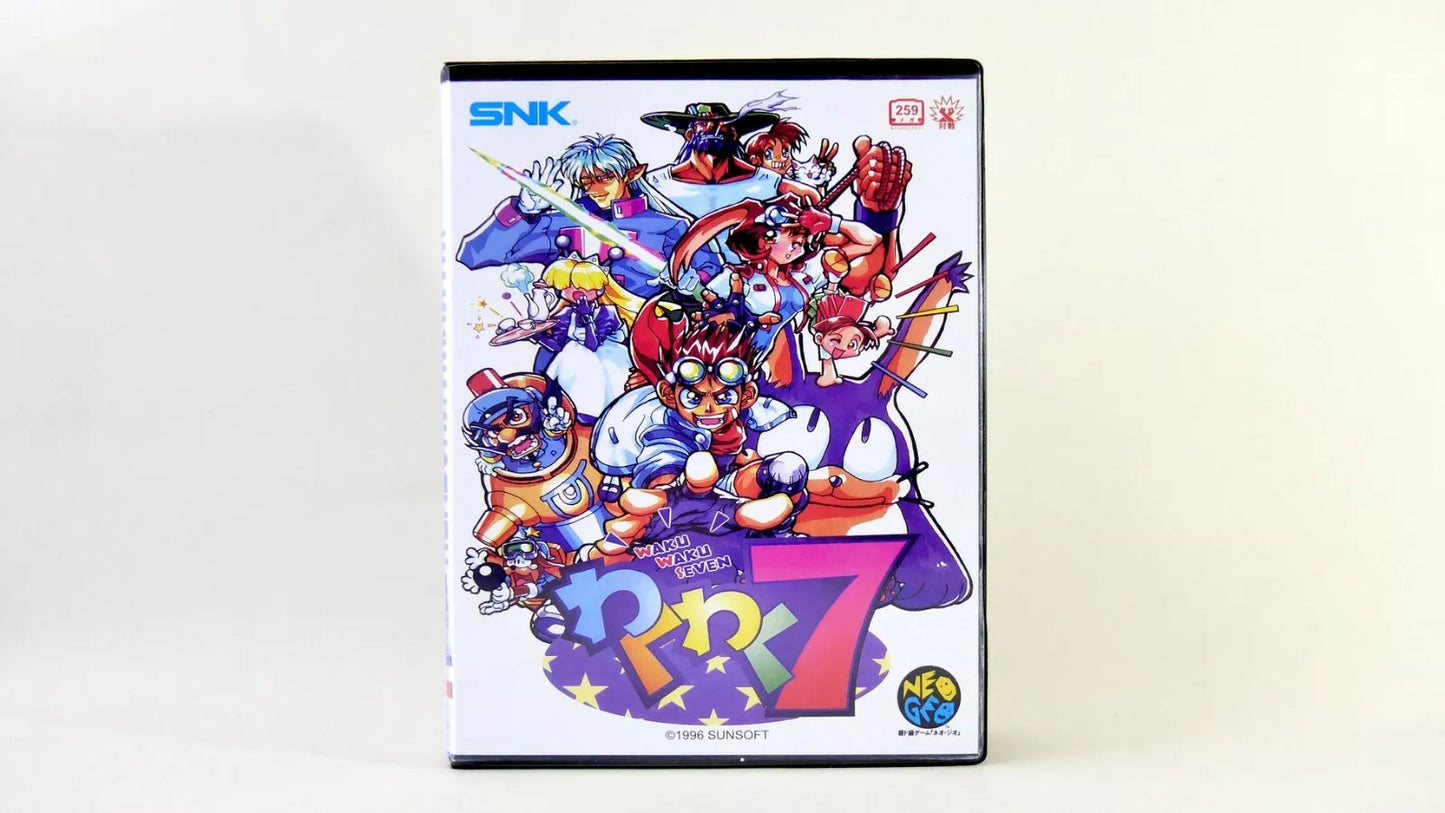 WAKU WAKU 7 SOFTBOX  soft box Neo Geo  AES / MVS  neogeo