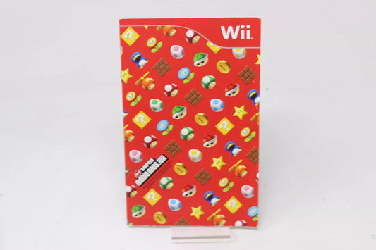 SUPER MARIO BROS SOLO MANUAL NINTENDO Wii INV-9944
