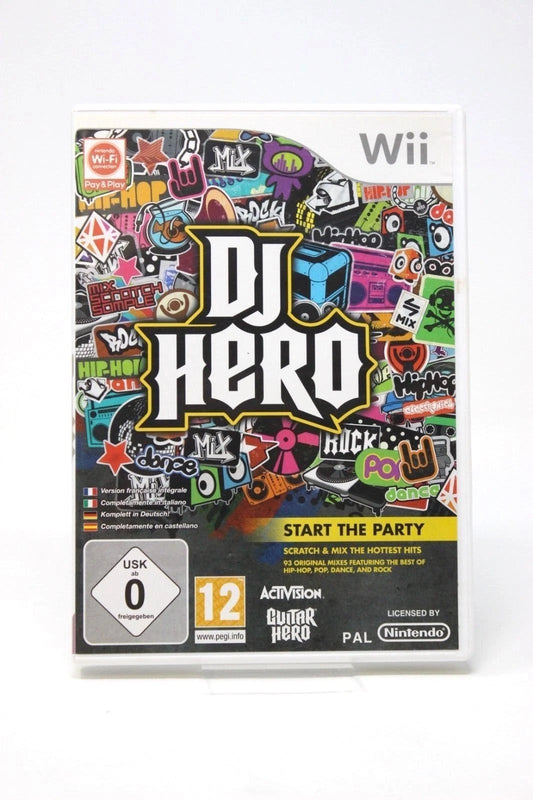 DJ HERO START THE PARTY Wii PAL inv-1351