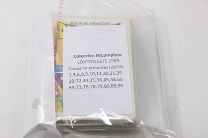 DRAGON BALL Z ESTE COMBAT CARDS LOTE CARTAS inv-10672