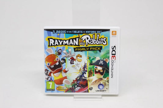 RAYMAN AND RABBIDS FAMILY PACK NINTENDO 3DS 2DS inv-7444