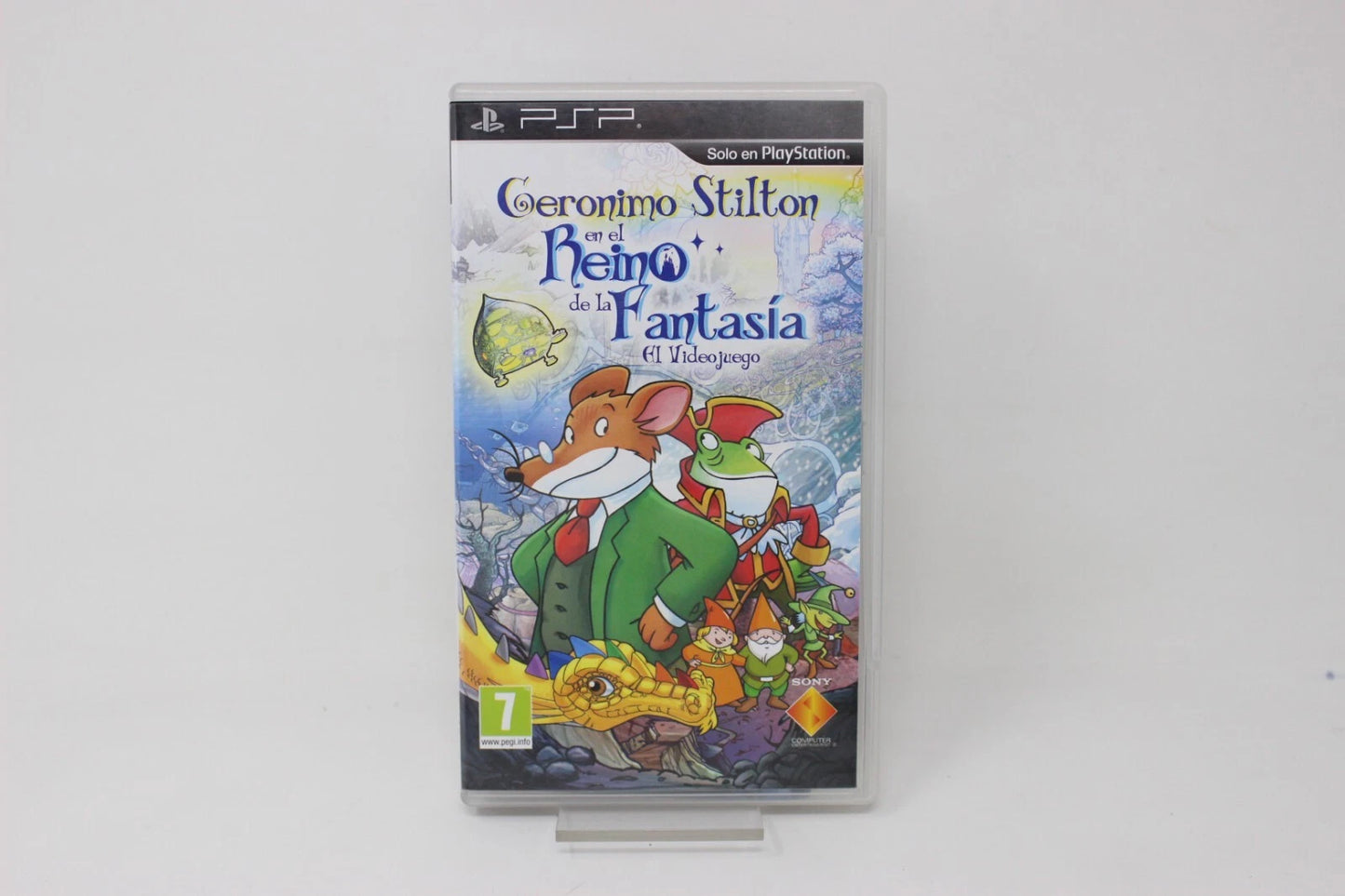 GERONIMO STILTON EN EL REINO DE LA FANTASÍA EL VIDEOJUEGO PSP SONY INV-6914