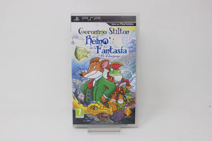 GERONIMO STILTON EN EL REINO DE LA FANTASÍA EL VIDEOJUEGO PSP SONY INV-6914