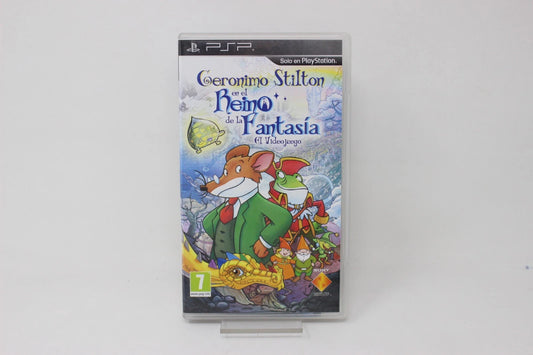 GERONIMO STILTON EN EL REINO DE LA FANTASÍA EL VIDEOJUEGO PSP SONY INV-6914