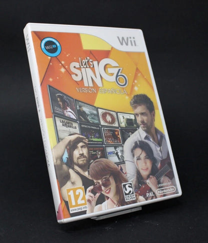 Let's sing 6 Versión Española Nintendo Wii Pal inv-10956