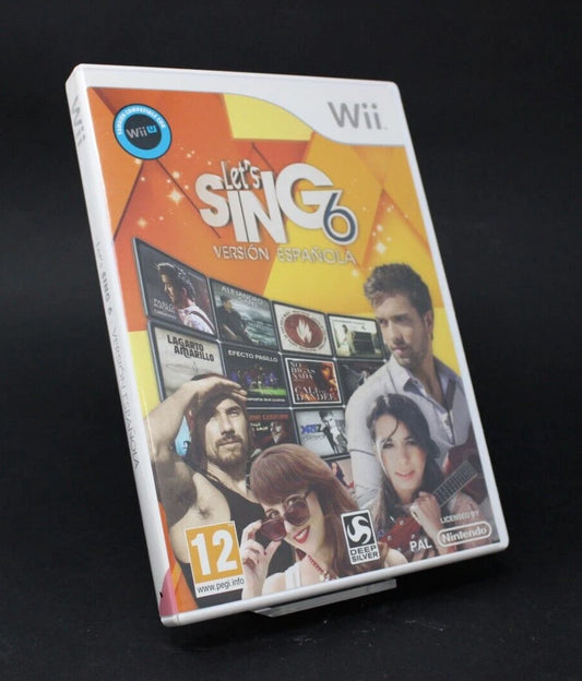 Let's sing 6 Versión Española Nintendo Wii Pal inv-10956