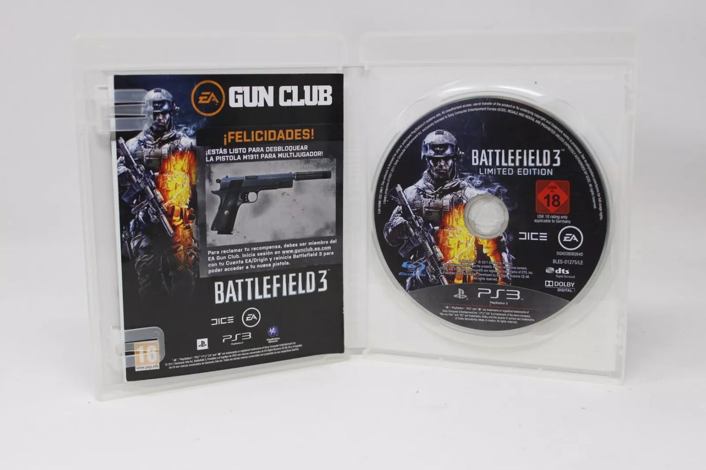 BATTLEFIELD 3 LIMITED EDITION PLAYSTATION 3 PS3 SONY FISICO INV-11374