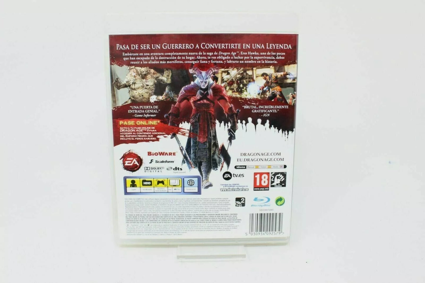 DRAGON AGE II PS3 PLAYSTATION 3 INV-8222