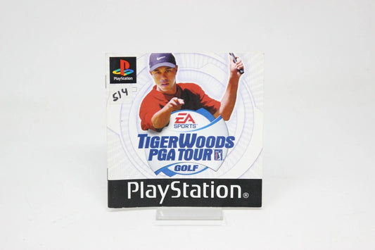 TIGER WOODS PGA TOUR SOLO MANUAL PS1 PLAYSTATION PSX PS PAL INV-10489