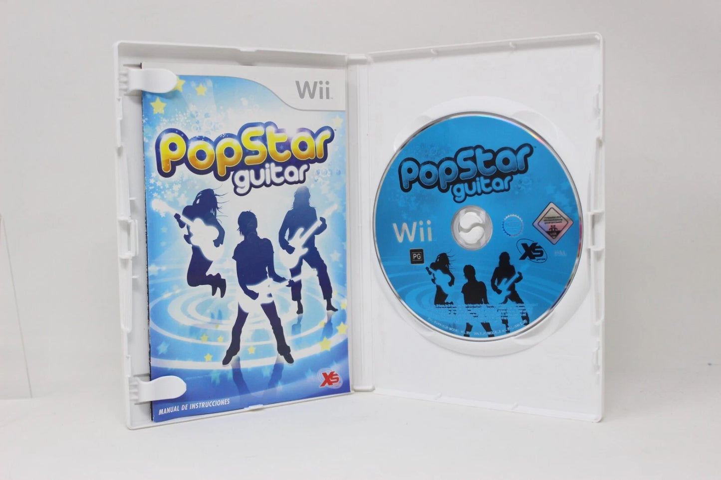 POPSTAR GUITAR MAL ESTADO WII NINTENDO INV-11132