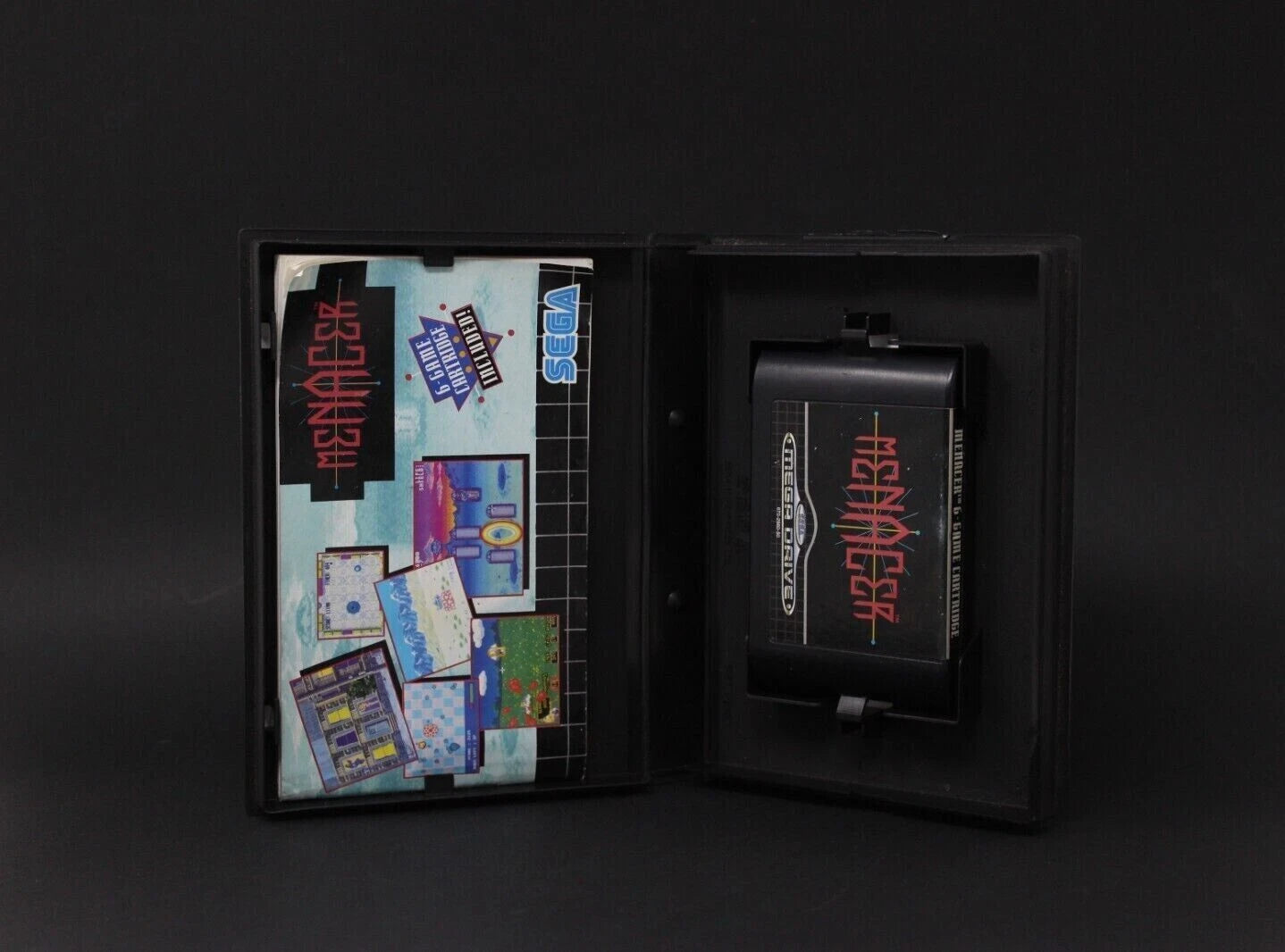 Menacer 6 game cartridge SEGA Mega drive PAL INV-10866