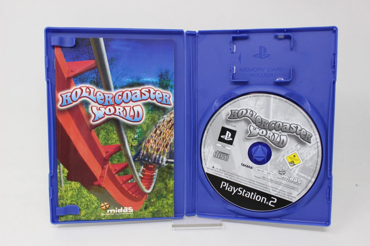 ROLLERCOASTER WORLD- SONY PS2 PLAY STATIO INV-11488