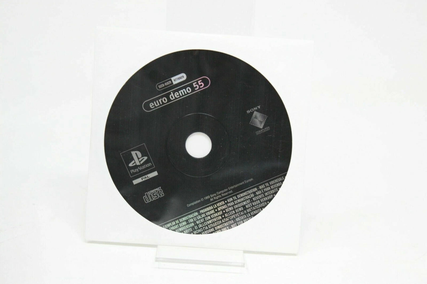 EURO DEMO 55 SCED-01829 9778929 PS1 PLAYSTATION PSX PS PAL INV-7386