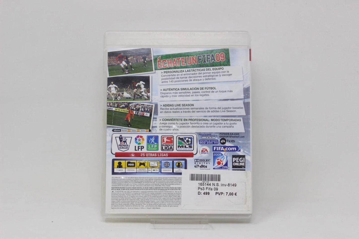 FIFA 09- PS3 PLAY STATION INV-8149