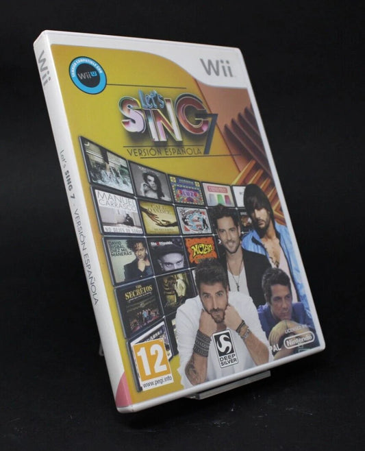Let's sing 7 Versión Española Nintendo Wii Pal inv-10957
