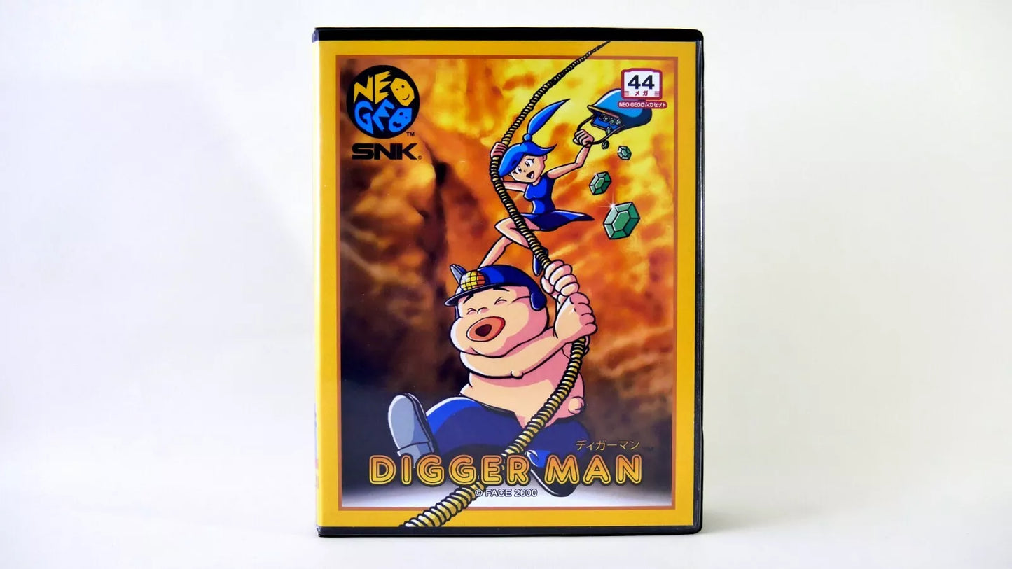 DIGGERMAN digger man  SOFTBOX  Neo Geo  AES / MVS  neogeo SOFT BOX