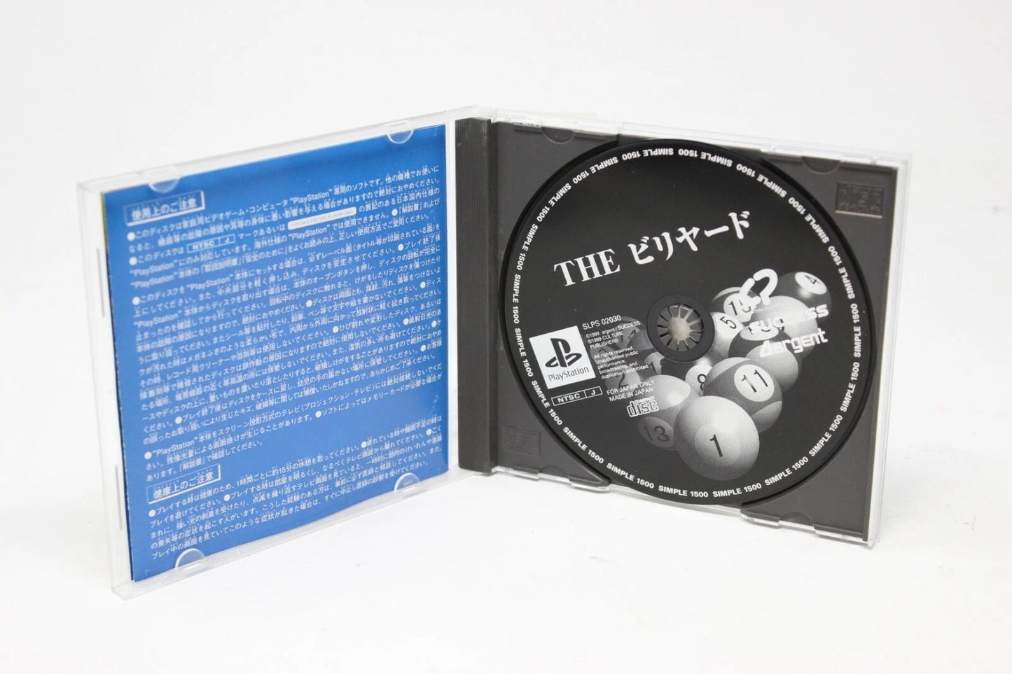 THE BILLARD Playstation ps1 Japan NTSC PLAY STATION 1 INV-5768