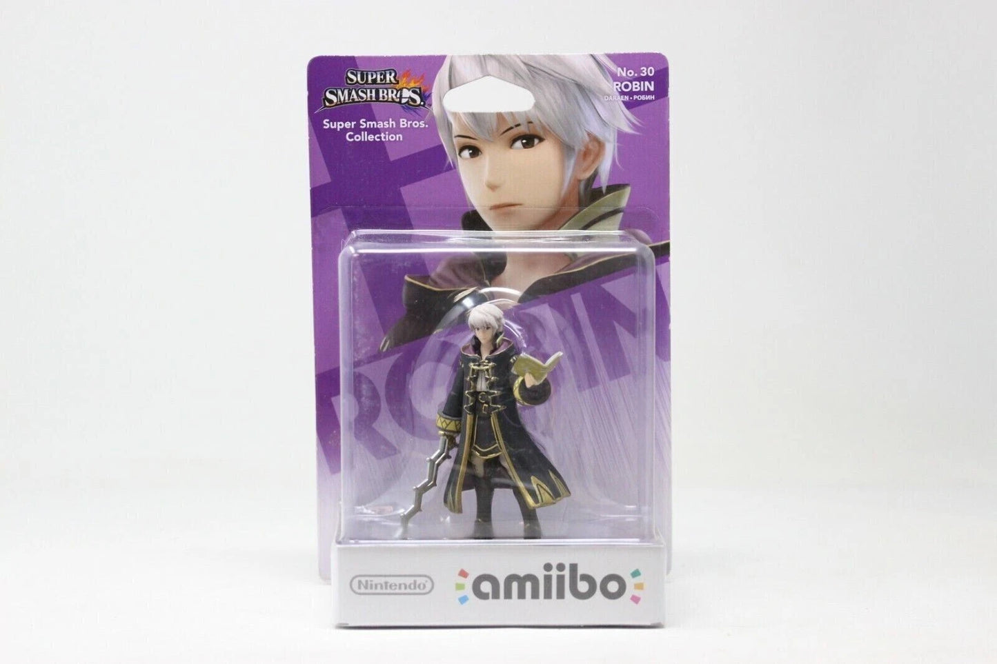 Nintendo AMIIBO SUPER SMASH BROS MII ROBIN Nº30 WII U 3DS SWITCH Brand new