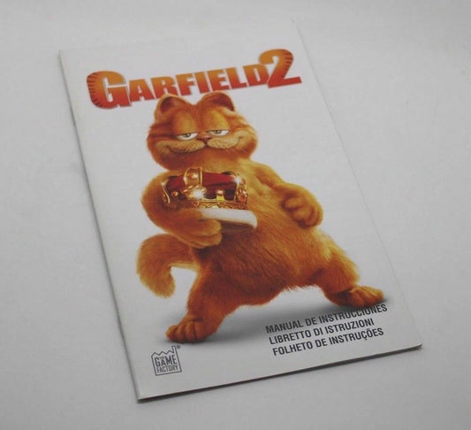 Garfield 2 Manual de instrucciones ps2 playstation 2 inv-10519