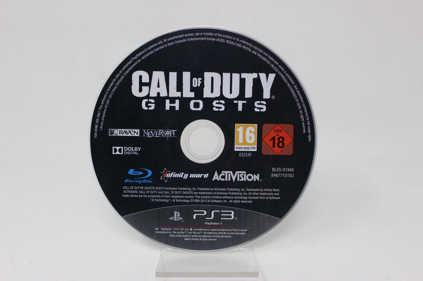 CALL OF DUTY GHOST SOLO CD PLAY STATION 3 PS3 inv-11439