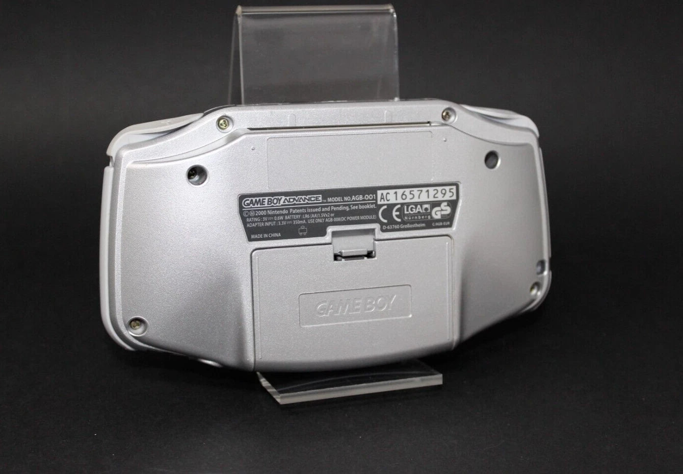 GAME BOY ADVANCE platinum wide color screen limited edition completa inv-10795