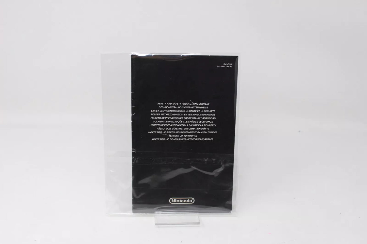 WII MANUAL de precauciones INV-10516